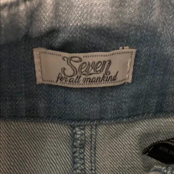 7 For All Mankind denim Pencil Skirt - Picture 4 of 10